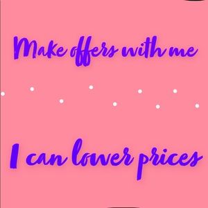 You can always make an offer